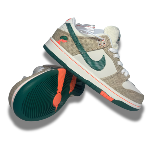 Tenis urbanos beige y verde para hombre GOPRIX