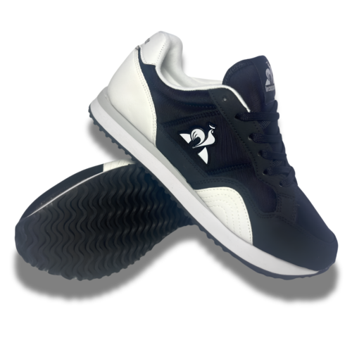 Tenis urbanos azul oscuro y blanco para hombre GOPRIX